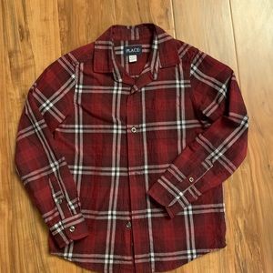 Plaid button up shirt